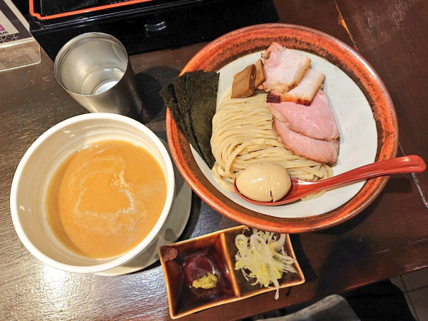 「特製つけ麺、麺大盛り」@長男、ほそのたかしの写真