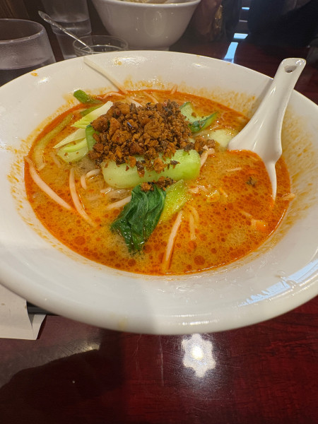 「坦々麺　半チャーハンセット　900円」@川味坊の写真