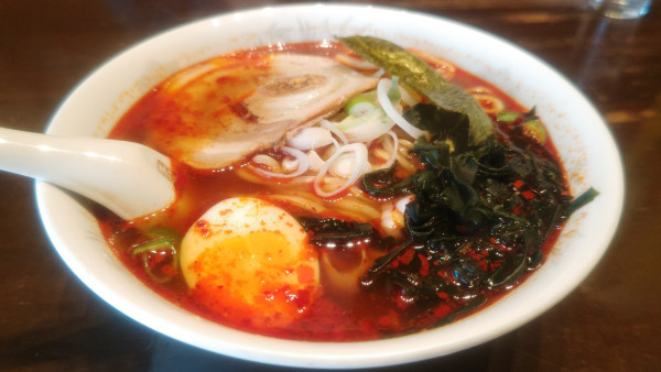 「辛花山椒中華そば８５０円＆チャーシュー卵丼３５０円」@つけそば丸永 飯能店の写真