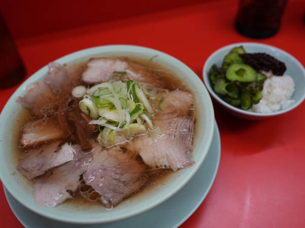 「中華そば＋めし＋めし」@邦ちゃんラーメン 両国店の写真