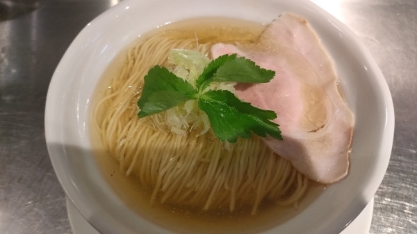 「塩そば(中盛・メンマ抜)」@成城青果の写真