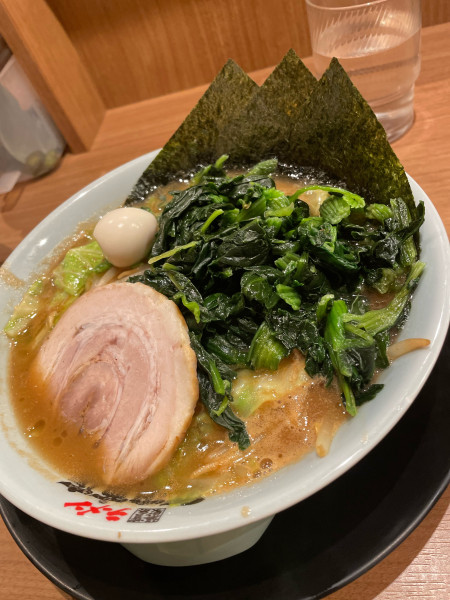 「味噌ラーメン＋ほうれん草」@町田商店 元塩町店の写真