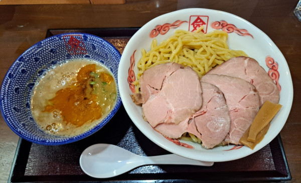 「塩つけめん　特盛980円」@支那そば 僉の写真