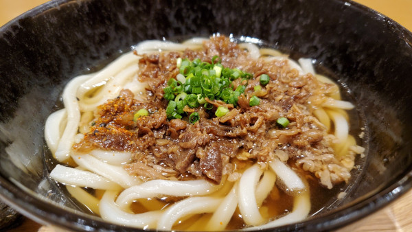 「牛肉うどん」@茶屋 美食千歳の写真