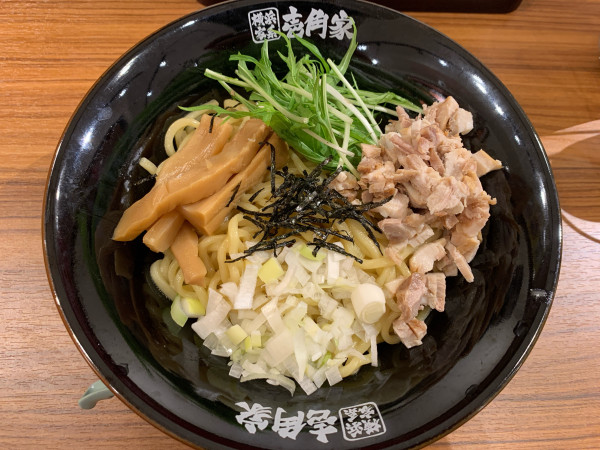 「油そば 大盛り」@横浜家系ラーメン 壱角家 五反田店の写真