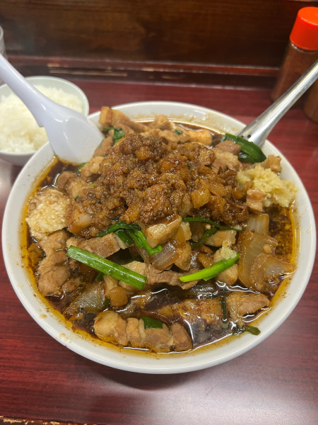 「すた満　具増し　小ライス」@元祖スタミナ満点らーめん すず鬼の写真