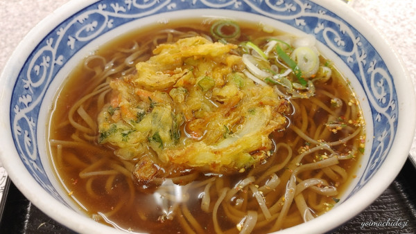 「天ぷらそば」@小黒川パーキングエリア 下り フードコートの写真