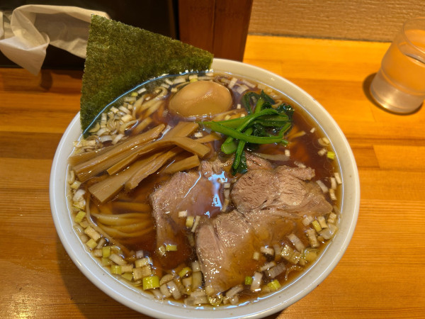 「らぁめん(小平麺)大盛り1100円」@らぁめん りきどうの写真