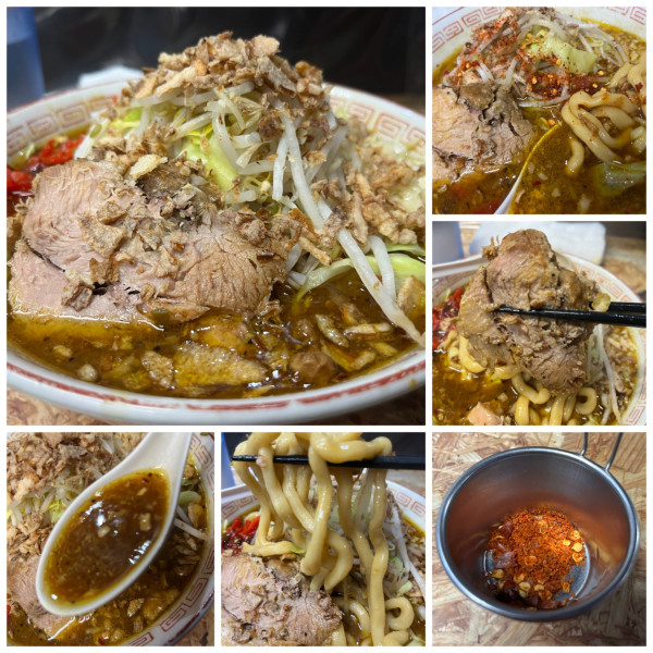 「【限定】インドラーメン1050円剛柔拉（ゴジラ）ニンニク」@自家製麺 まさき（非乳化） 2号店の写真