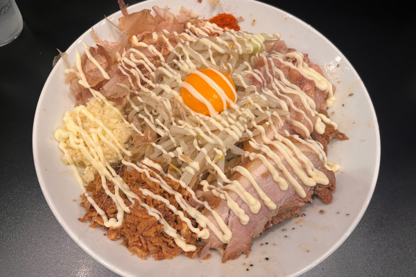 「汁無し蕎麦」@豚風。の写真