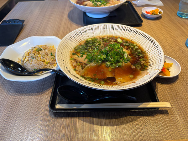 「特製醤油らーめん　ちゃーはん定食」@麺処 森元 松井山手店の写真