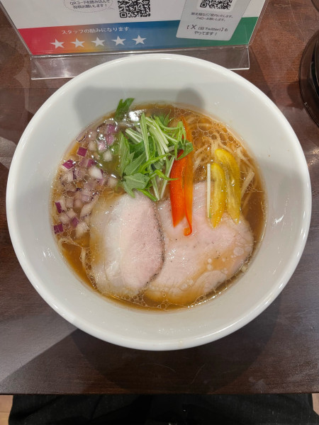 「貝らぁ麺　醤油(950円)」@らぁ麺 はつ穂の写真