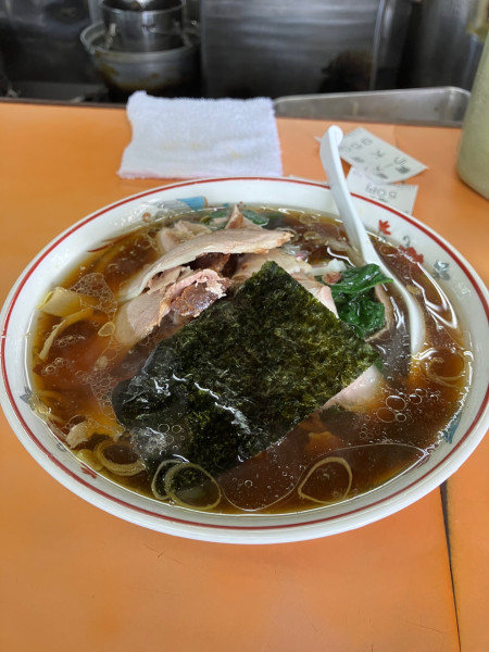 「青島チャーシュー ほうれん草 1050円」@青島食堂 宮内駅前店の写真