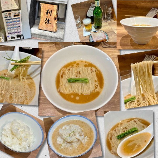 「【限定】冷やし勢子蟹そば＋🍚」@麺庵 利休の写真