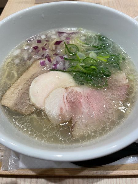 「貝出汁中華そば 塩」@貝麺 あおみの写真