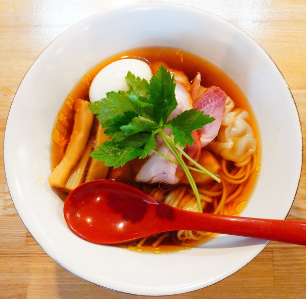 「（松）特上中華そば 醤油」@自家製麺 くろ松の写真
