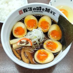 中華そば(味玉入) 1000円＋コーチン味玉 150円×2