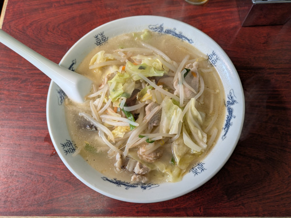 「タンメン：650円」@博来軒の写真