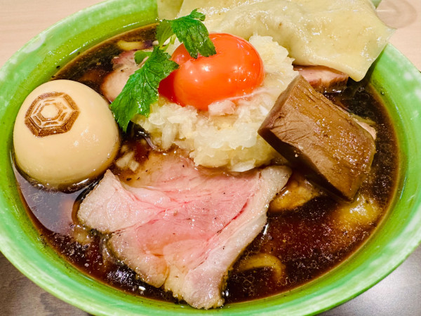 「【限定】特製極太中華そば【1750円】」@手打麺祭 かめ囲の写真