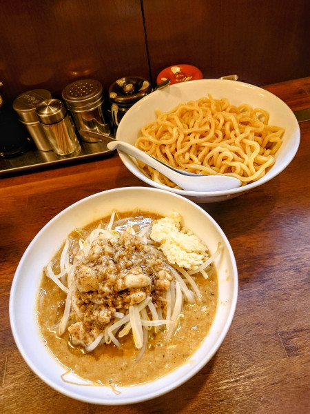 「味噌つけ麺」@拉麺 梅太郎の写真
