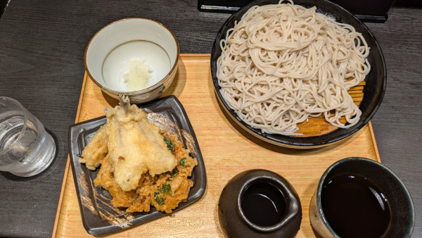 「【期間限定】春盛り天せいろ、二枚もり」@小諸そば 神保町店の写真