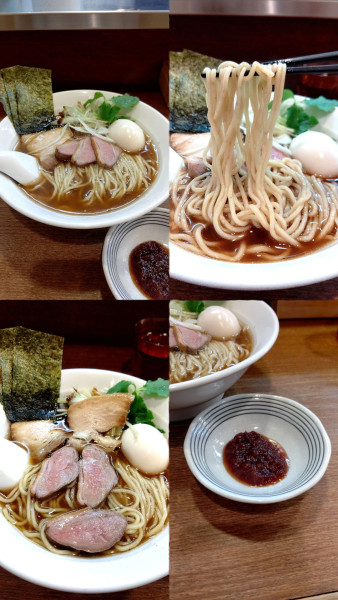 「期間限定『特製鰹だし中華そば 醤油+梅ソース』」@らぁめん山と樹の写真