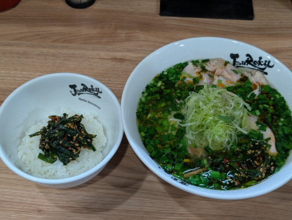 「裏限定　ニラそば」@麺屋 丈六の写真