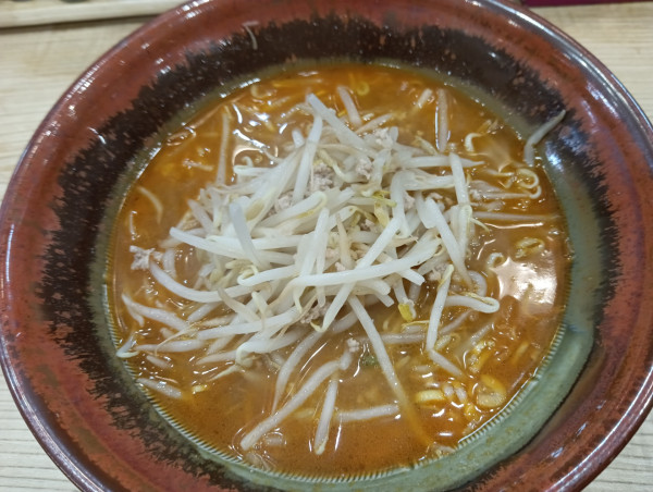 「味噌らーめん・麺軽め・スープ少なめ」@らーめん 高尾の写真