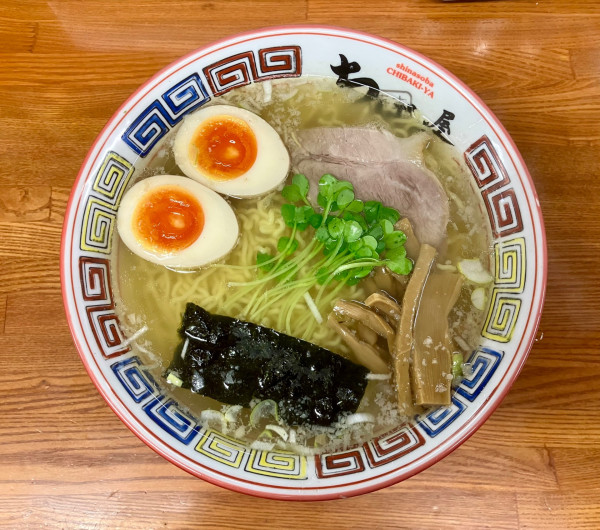 「煮玉子そば 塩 1020円」@ちばき屋 葛西店の写真