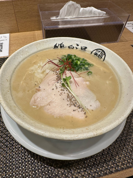 「鶏白湯ラーメン」@鶏白湯らーめん 鶏神 鶴舞店の写真