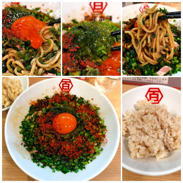 「旨辛汁なしニラソバＸ　1380円」@百年本舗 秋葉原総本店の写真