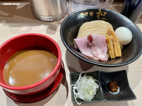 「つけ麺+味玉」@つけ麺 和 鹿沼店の写真