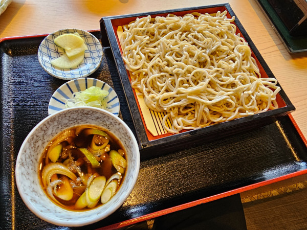 「きざみ桜つけそば　1200円」@つけ蕎麦 白神の写真
