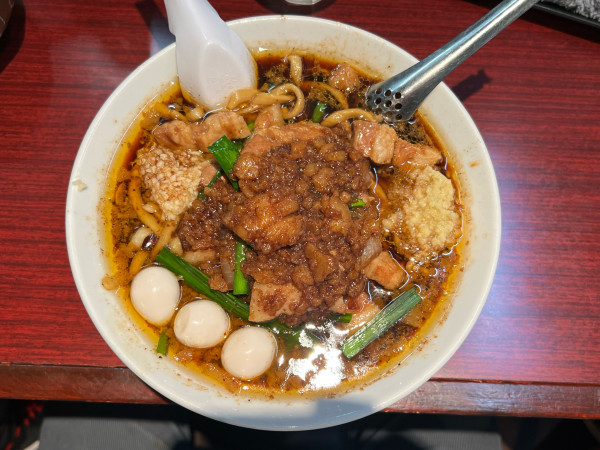 「スタ満セット　1,080円　まさお　60円」@元祖スタミナ満点らーめん すず鬼の写真