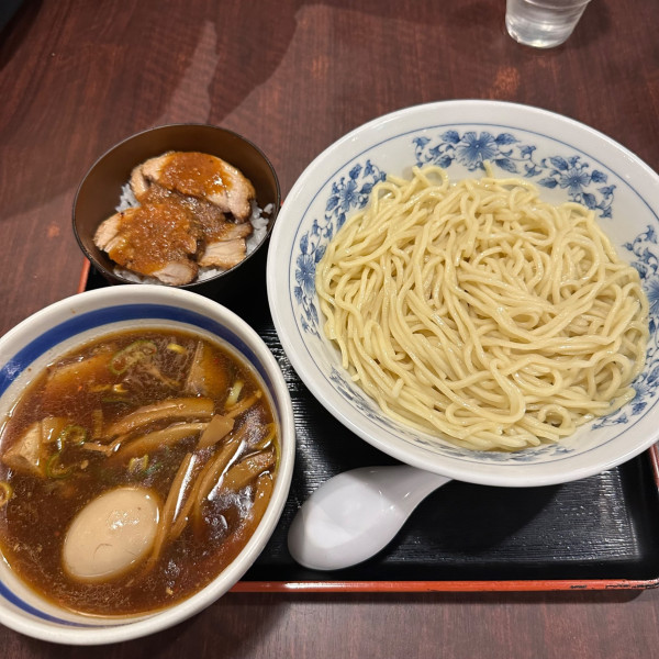 「つけ麺中+にんにくスタミナ丼? ¥1,340」@仙台大勝軒の写真