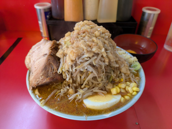 「ラーメン（辛味噌＋野菜ましまし）」@ラーメン富士丸 東浦和店の写真