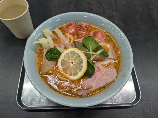 「トマトラーメン　1150円」@自家製麺 40 STANDの写真