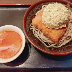 （期間限定）かぶりつきタルタル『アジフライ』そば　７４０円
