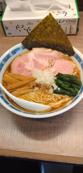 「魚介中華そば(中盛)」@東大和ラーメン大冬樹Season2の写真