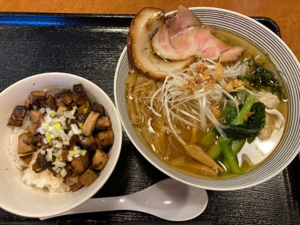 「力の塩¥890、チャーシュー丼¥410」@一夢庵の写真