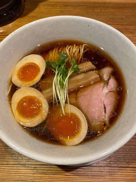 「醤油中華そば＋追い玉」@いしかわやの写真