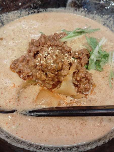 「こだわり担々麺」@麺処ごまや 越谷レイクタウン店の写真