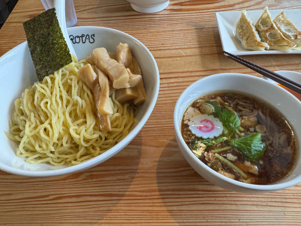 「つけ麺大盛り　メンマ」@ラーメン ろたすの写真