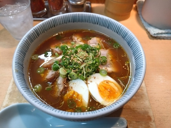 「とり玉そば1,180円」@元祖岡山とりそば 太田の写真