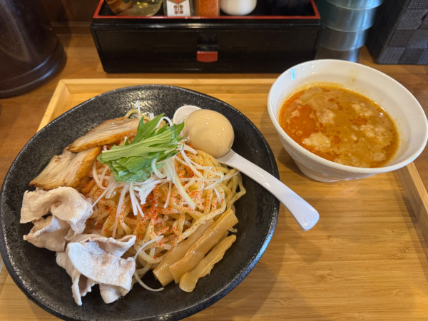 「旨辛濃厚牛ホル味噌つけ麺」@らぁめん 麺彩家の写真