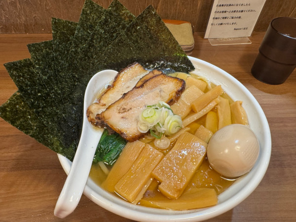 「鯖節そば　トッピング多数」@らーめん Nageyariの写真