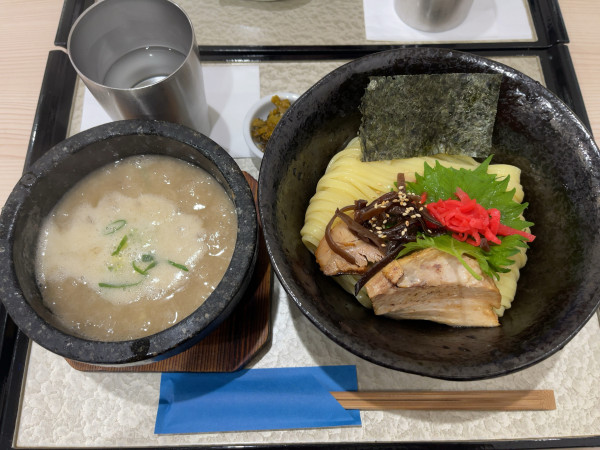 「濃厚塩豚骨つけ麺（1300円）」@つけ麺 青木の写真