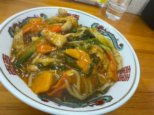 「ホルモン冷やし（大盛）」@ホルモンラーメン 玄海の写真