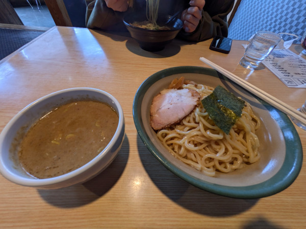 「つけ麺 豚骨醤油」@麺家 椿の写真