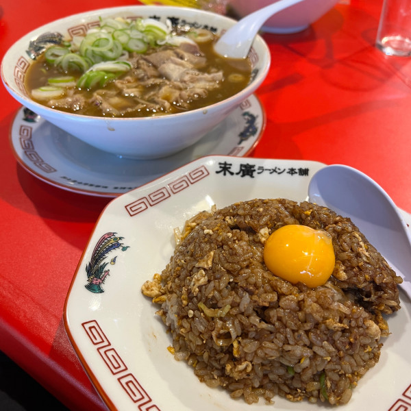 「中華そば ヤキメシ小」@末廣ラーメン本舗 高田馬場分店の写真